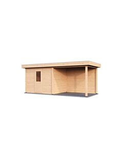 Gartenhaus mit Vordach Nürnberg 300x250cm + 300cm